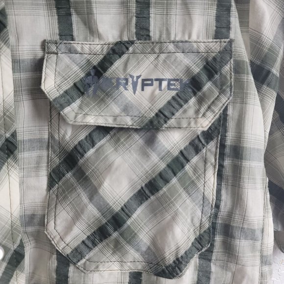 Kryptek Men Size Small Green Gray Short Sleeve Shirt - Picture 2 of 9